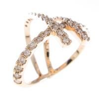 K18PG ダイヤモンドリング