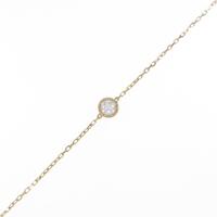 K18YG ダイヤモンドブレスレット