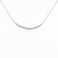 K18WG ダイヤモンドネックレス