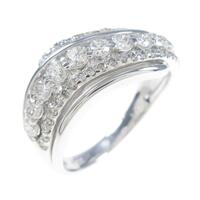 K18WG ダイヤモンドリング