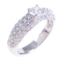プラチナダイヤモンドリング 0．304ct・D・VS2・EXT