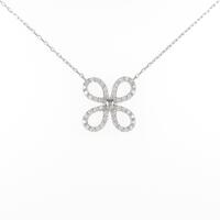 PT フラワー ダイヤモンドネックレス