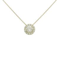【リメイク】K18YG ダイヤモンドネックレス 1．013ct・H・VS2・GOOD