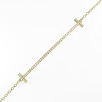 ティファニー Tスマイル ブレスレット