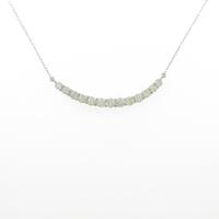 K18WG ダイヤモンドネックレス