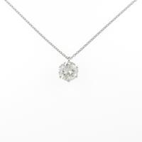 【リメイク】プラチナダイヤモンドネックレス 1．161ct・J・I1・GOOD