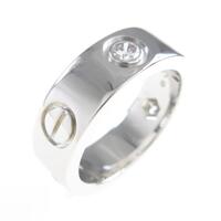 カルティエ ラブリング ハーフダイヤ