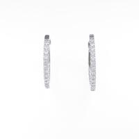 【リメイク】K18WG ダイヤモンドピアス