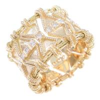 750YG ダイヤモンドリング