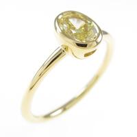 ティファニー ダイヤモンドリング 0．70ct・FY・VVS1・オーバルカット
