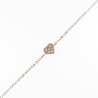 フォリフォリ ハート ダイヤモンドブレスレット