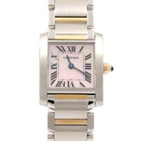 カルティエ W51027Q4 タンクフランセーズ PGコンビ SSxPG クォーツ