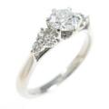 プラチナダイヤモンドリング 0．298ct・E・VVS1・3EXT H＆C