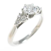 プラチナダイヤモンドリング 0．298ct・E・VVS1・3EXT H＆C