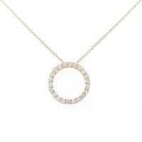 【リメイク】K18YG ダイヤモンドネックレス