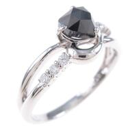 PT ハート ダイヤモンドリング