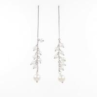 K18WG タンスイパールピアス