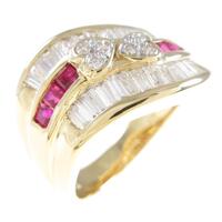 K18YG ルビーリング