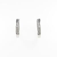 K14WG ダイヤモンドピアス