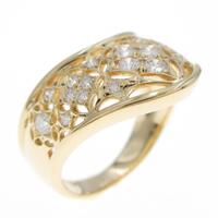 K18YG ダイヤモンドリング