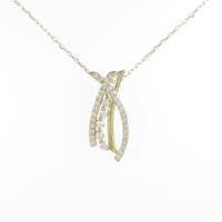 K18YG ダイヤモンドネックレス