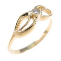 K18YG ダイヤモンドリング