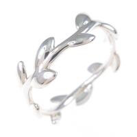 ティファニー オリーブリーフ ナロー リング