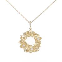 ミキモト フラワー ダイヤモンドネックレス