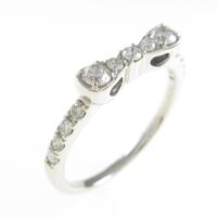 PT リボン ダイヤモンドリング