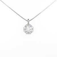 プラチナダイヤモンドネックレス 0．504ct・F・SI1・3EXT