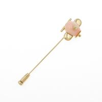 K18YG サンゴブローチ