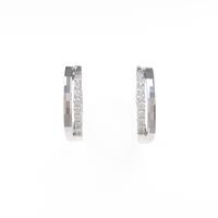 K10WG ダイヤモンドピアス