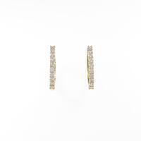 K18YG ダイヤモンドピアス