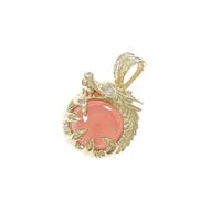 K18YG ロードクロサイトペンダント