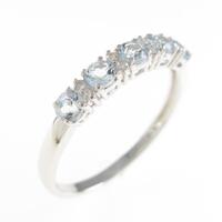 K10WG アクアマリンリング