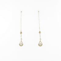 K18YG ダイヤモンドピアス