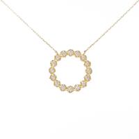 K18YG ダイヤモンドネックレス