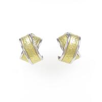 K18YG／PT ピアス