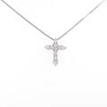 PT クロス ダイヤモンドネックレス