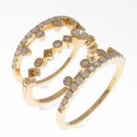 K18YG ダイヤモンドリング