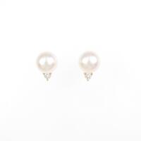 K18YG アコヤパールピアス