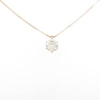 K18PG ダイヤモンドネックレス 1．008ct・VLY・SI1・VG