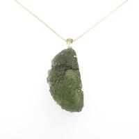 K18YG モルダバイトネックレス
