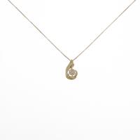 K18YG ダイヤモンドネックレス