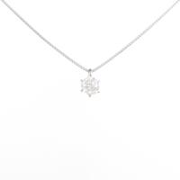 プラチナダイヤモンドネックレス 0．344ct・F・SI2・GOOD