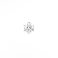 【リメイク】ST／プラチナダイヤモンドピアス 0．957ct・I・I1・GOOD 片耳