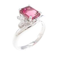 K18WG トルマリンリング