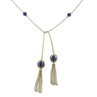 K18YG ラピスラズリネックレス