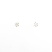 【リメイク】K18YG ソリティア ダイヤモンドピアス