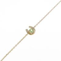 ヴァンドーム ホースシュー ペリドットブレスレット